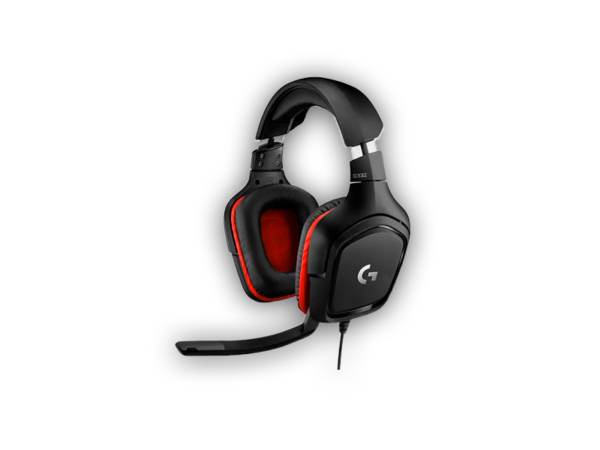 AURICULARES LOGITECH G332 ROJO