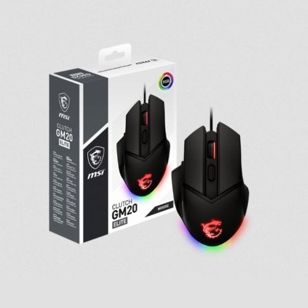 Mouse Gamer Msi Clutch Gm20 Elite Rgb - Imagen 4