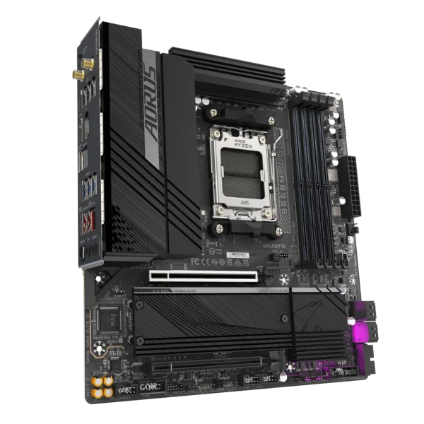 MOTHERBOARD GIGABYTE B650M AORUS ELITE AX DDR5 AM5 - Imagen 3