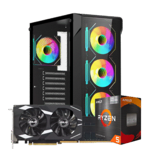 RYZEN 5 5500 | MOTHER A520M | 16GB DE RAM | SSD 480GB | RTX 3050