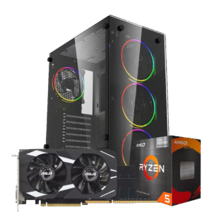RYZEN 5 5500 | MOTHER A520M | 16GB DE RAM | SSD 480GB | RTX 3050