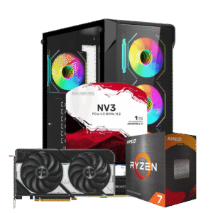 RYZEN 7 5700X | B550M | 16GB DDR4 | SSD NVME 1TB | RTX 5060 | 650W