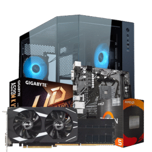 RYZEN 5 5500 | MOTHER A520M | 16GB DE RAM | SSD 480GB | RTX 3050