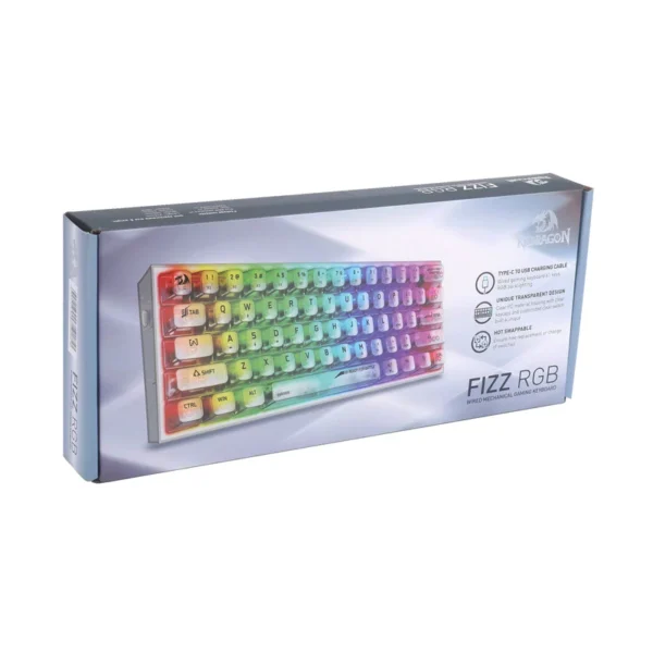 TECLADO MECANICO REDRAGON FIZZ RGB - Imagen 3