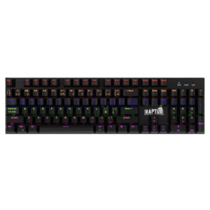 TECLADO MECÁNICO RAPTOR FIRECLAW M104 OUTEMU RED