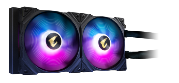 REFRIGERACION LIQUIDA AORUS WATERFORCE 280 LCD BLACK - Imagen 2
