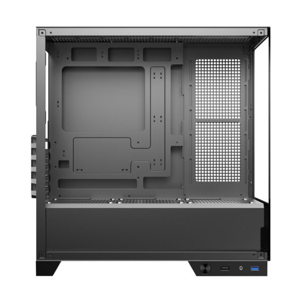 GABINETE RAPTOR THUNDER STRIKE MID TOWER X1 FAN RGB BLACK - Imagen 3