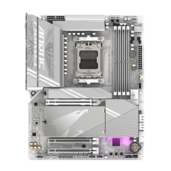 MOTHERBOARD GIGABYTE AORUS X870-A ELITE ICE AM5 - Imagen 3