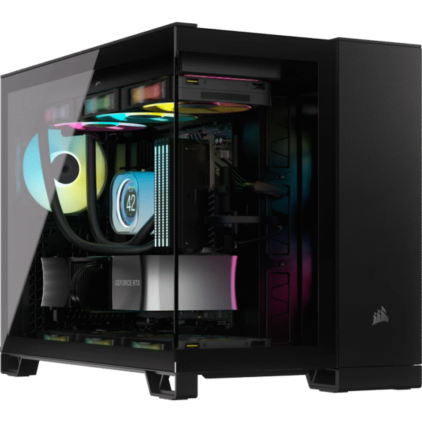 GABINETE CORSAIR TG ICUE X2 FAN ARGB DUAL CHAMBER