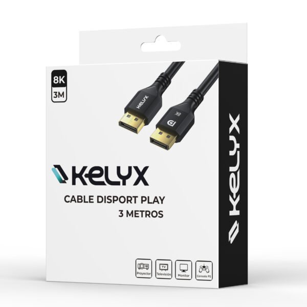 CABLE KELYX DISPLAY PORT 3 METROS - Imagen 3