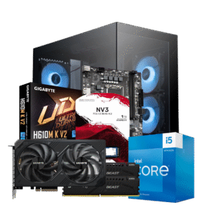 I5-14400F | MOTHER H610M | 32GB RAM DDR5 | SSD M.2 1TB | 650W | RTX 5060 TI