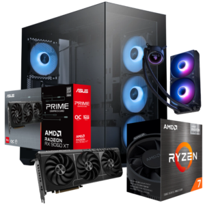 RYZEN 7 5700X | B550 | 16GB DDR4 | SSD 480GB | RX 9060 XT | 750W | WATER 240 | EVOLABS PROGRESSION