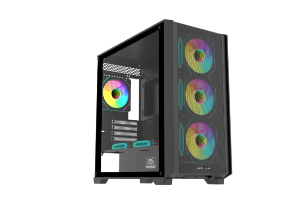 GABINETE ARKHAM LOTOR X6 FAN ARGB ATX
