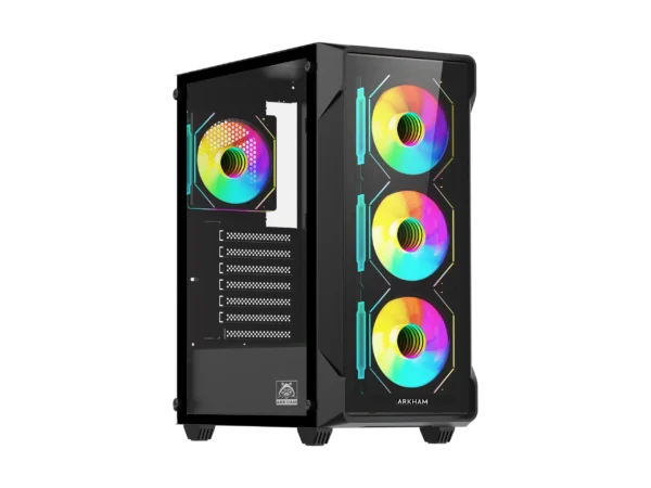 GABINETE ARKHAM CANCRI X4 FAN ARGB ATX