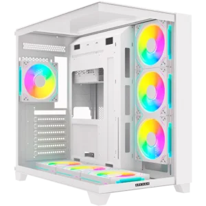 GABINETE ARKHAM MINOR WH BLANCO X7 FAN ARGB ATX