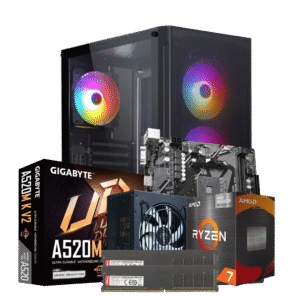 RYZEN 7 5700G | MOTHER A520M | 16GB DE RAM | SSD 500GB | EVOLABS SOPHYSTIX