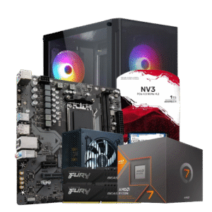 RYZEN 7 8700G | MOTHER A620M | 32GB DE RAM DDR5 | SSD NVME 1TB | EVOLABS SOPHYSTIX