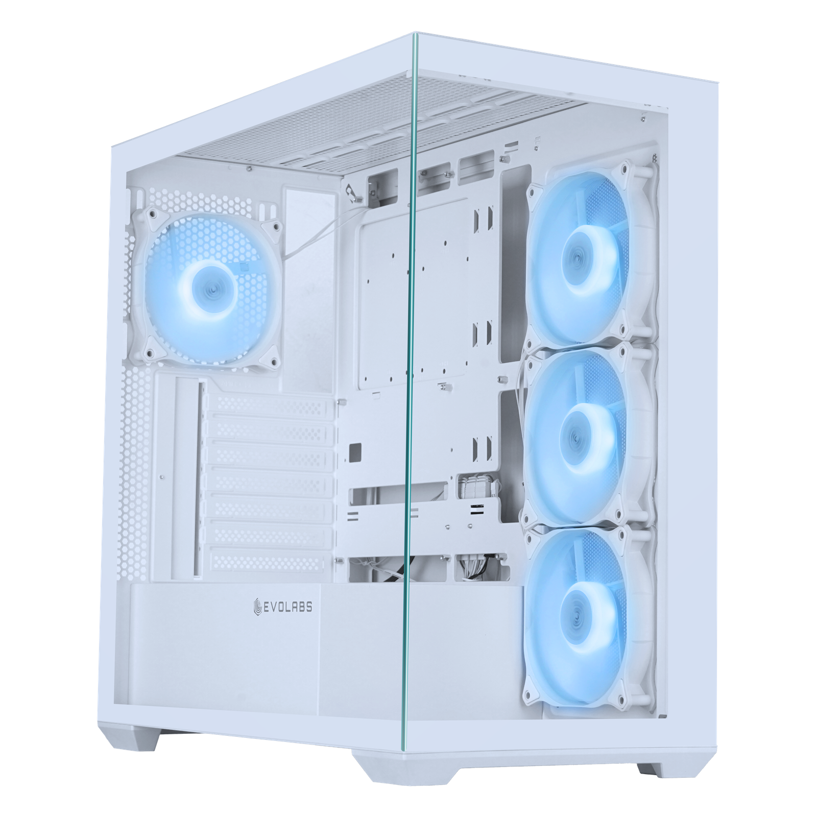 GABINETE EVOLABS PROGRESSION WHITE * 4 FANS ARGB