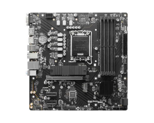MOTHERBOARD MSI PRO B760M-P DDR5 M-ATX S1700 - Imagen 4