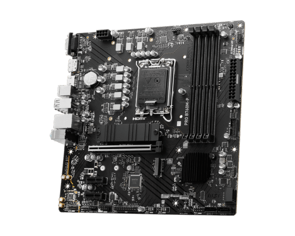 MOTHERBOARD MSI PRO B760M-P DDR5 M-ATX S1700 - Imagen 3