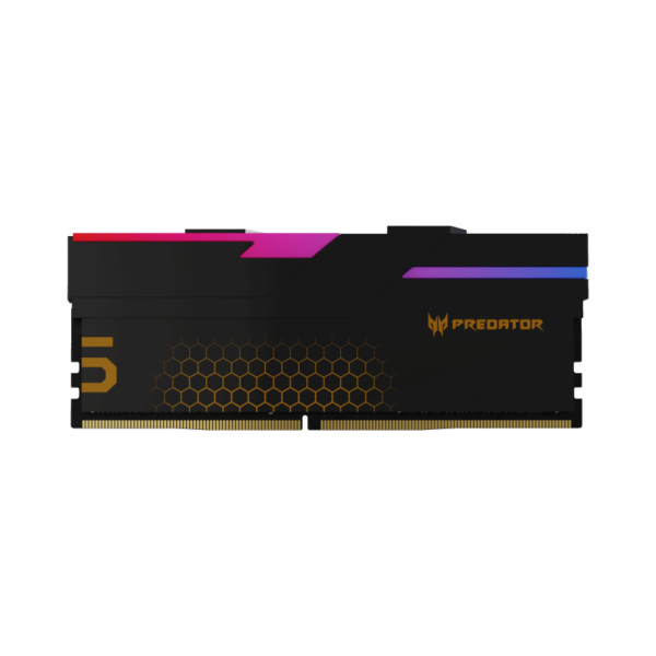 MEMORIAS RAM PREDATOR UDIMM HERMES RGB BLACK 32GB KIT (16GB x2) DDR5 6800MHz - Imagen 2