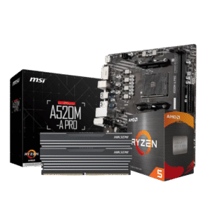 KIT ACTUALIZACION RYZEN 5 5500 | MOTHER A520M | 16GB RAM DDR4