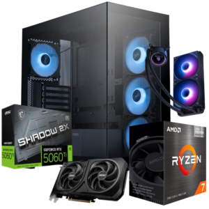 RYZEN 7 5700X | B550 | 16GB DDR4 | SSD 480GB | RTX 5060 TI | 750W | WATER 240 | EVOLABS PROGRESSION