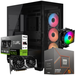 RYZEN 5 8400F | A620M | 16GB DDR5 | SSD 480GB | RTX 5060 | 750W | CORSAIR 3500X