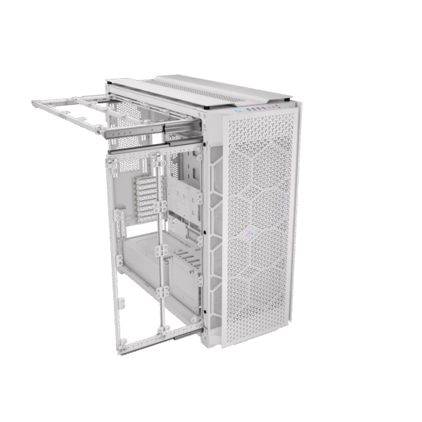 GABINETE CORSAIR 9000D AIRFLOW TG TOWER WHITE - Imagen 5