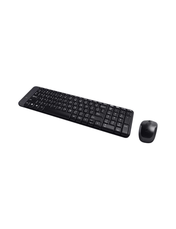 KIT LOGITECH MK220 TECLADO + MOUSE WIRELESS BLACK - Imagen 3