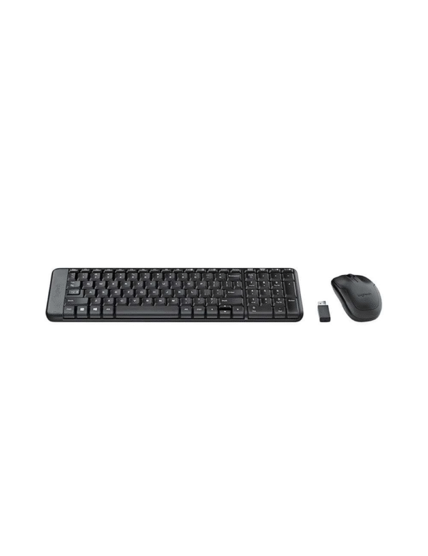 KIT LOGITECH MK220 TECLADO + MOUSE WIRELESS BLACK - Imagen 2