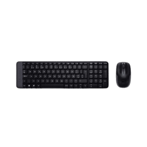 KIT LOGITECH MK220 TECLADO + MOUSE WIRELESS BLACK
