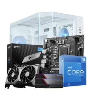 INTEL I5 12600KF | B760M | 32GB DDR4 | SSD M.2 1TB | RTX 5060 | 650W | EVOLABS PRIMACY WHITE