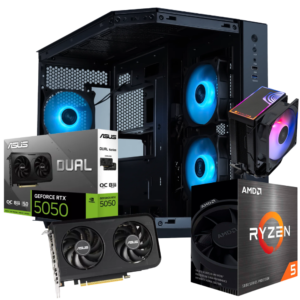 RYZEN 5 5500 | A520M | 16GB DDR4 | SSD 480GB | RTX 5050 | 650W | EVOLABS PRIMACY
