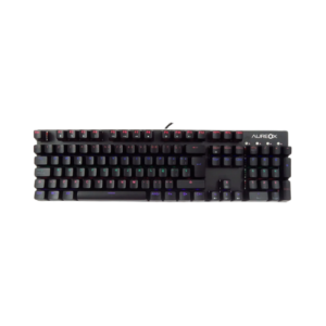 TECLADO MECÁNICO AUREOX UNRIVALED BLACK SWITCH BLUE