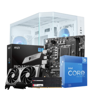 INTEL I5 12600KF | B760M | 16GB DDR4 | SSD M.2 500GB | RTX 5060 | 650W | EVOLABS PRIMACY WHITE