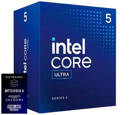 PROCESADOR INTEL CORE ULTRA 5 225F 4.2 GHZ 22 LGA1