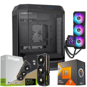RYZEN 7 7800X 3D | B650 | 32GB DDR5 | SSD 1TB | RTX 5070 TI | 850W | THERMALTAKE THE TOWER 600
