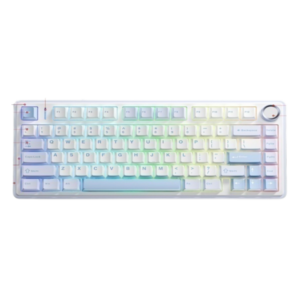TECLADO AULA F75  BLUE WHITE DARK BLUE WIRELESS WIRELESS 75% RGB