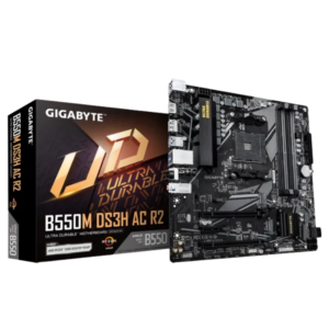 MOTHERBOARD GIGABYTE B550M DS3H AC R2 AM4 DDR