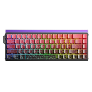 TECLADO AULA HERO 68 BLACK RED SW DRAGON KING MAGNETICO