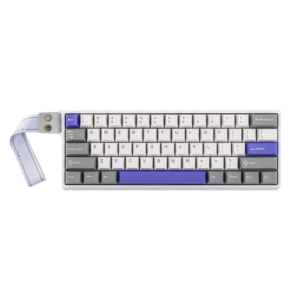 TECLADO AULA WIN60HE MAX WHITE/GREY/BLUE 60% MAGNETICO