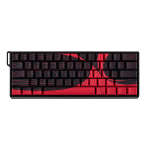 TECLADO AULA WIN60HE MAX BLACK RED SWIRL 60% MAGNETICO