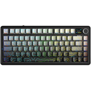 TECLADO AULA F75 MAX GRADIENT CONTOUR GRAY REAPER SWITCH WIRELESS RGB 75%