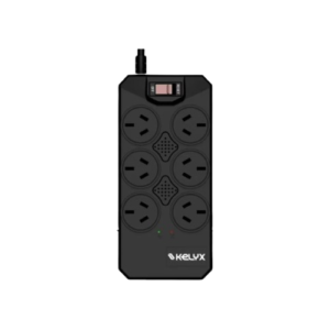 ESTABILIZADOR KELYX 6 TOMAS MAX. 600W 150-270V SURGE PROTECTION 1MT