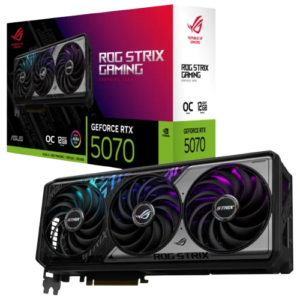 PLACA DE VIDEO ASUS GEFORCE RTX 5070 ROG STRIX OC EDITION 12GB GDDR7