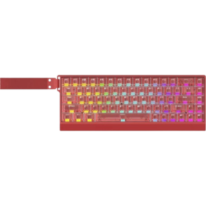 TECLADO MAGNETICO IROK MERCURY 68 PINK SW PURPLE STAR RGB 65% INGLES USB 8KHZ RT 0.004MM